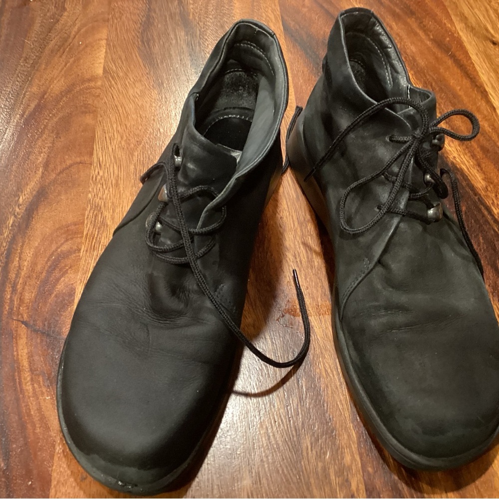 Women’s Ecco booties.